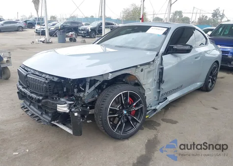 2025 BMW M240 I из США, поврежденный, VIN 3MW43CM03S8E94848